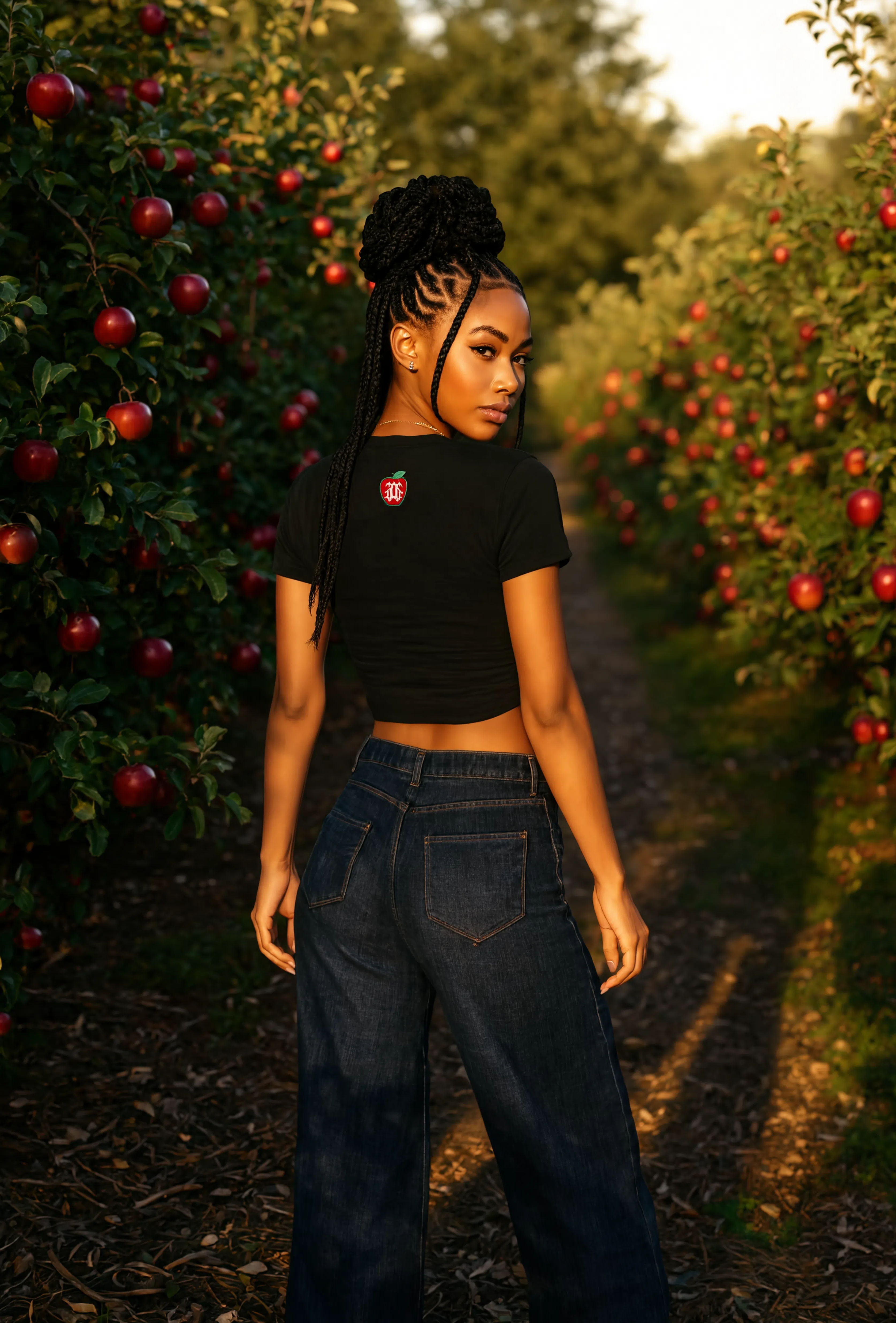 "Lil' Johnnie's Apple Farm" Baby Tee