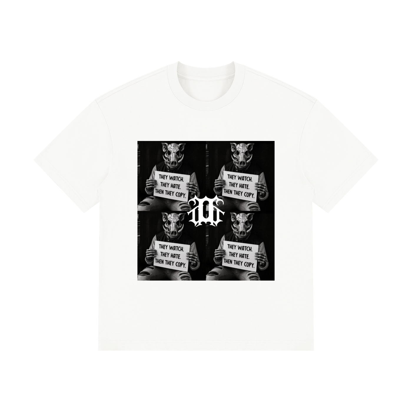 "Watch. Hate. Copy" T-Shirt