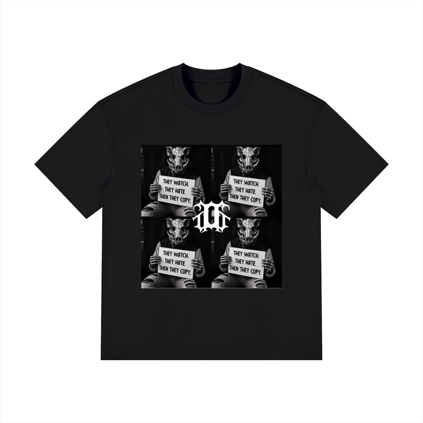 "Watch. Hate. Copy" T-Shirt